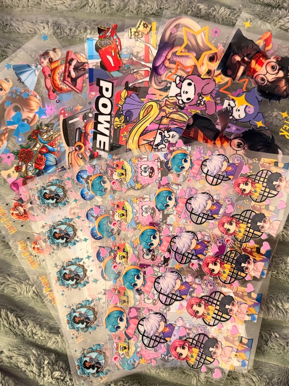 Character Sticker cup wrap